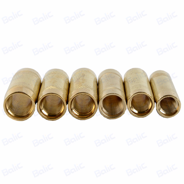 Details about   w 158C 3/4" Threaded Bronze Ground Rod Coupling Lot of 5 