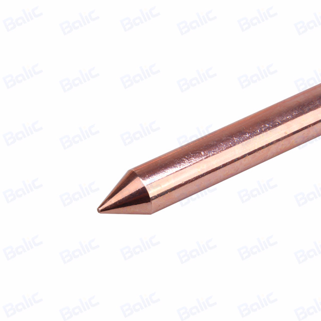 Copper-Bonded Ground Rod,Pointed/Copper Clad Steel Ground Rod