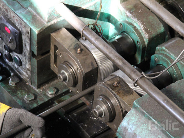 Grounding screw rolling process